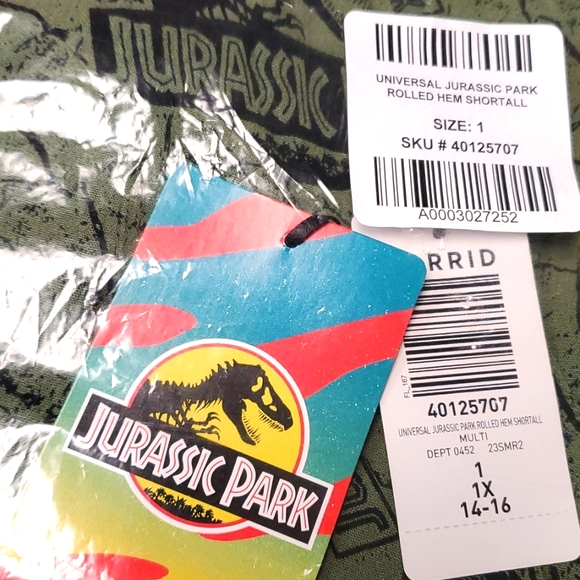 ❤️NWT VINTAGE TORRID SHEATH DRESS - JURASSIC PARK WORLD DINOSAUR - PLUS SIZE 1X - Picture 5 of 11